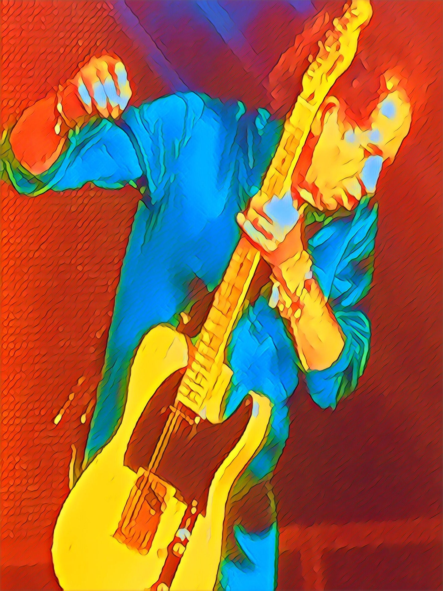 Keith Richards - Rolling Stones - Canvas Print Artwork -
