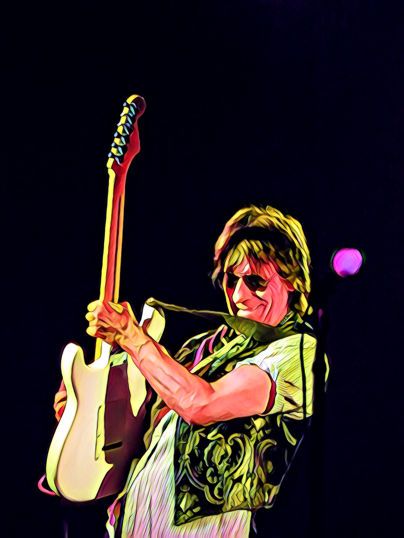 Jeff Beck - Canvas Print Artwork