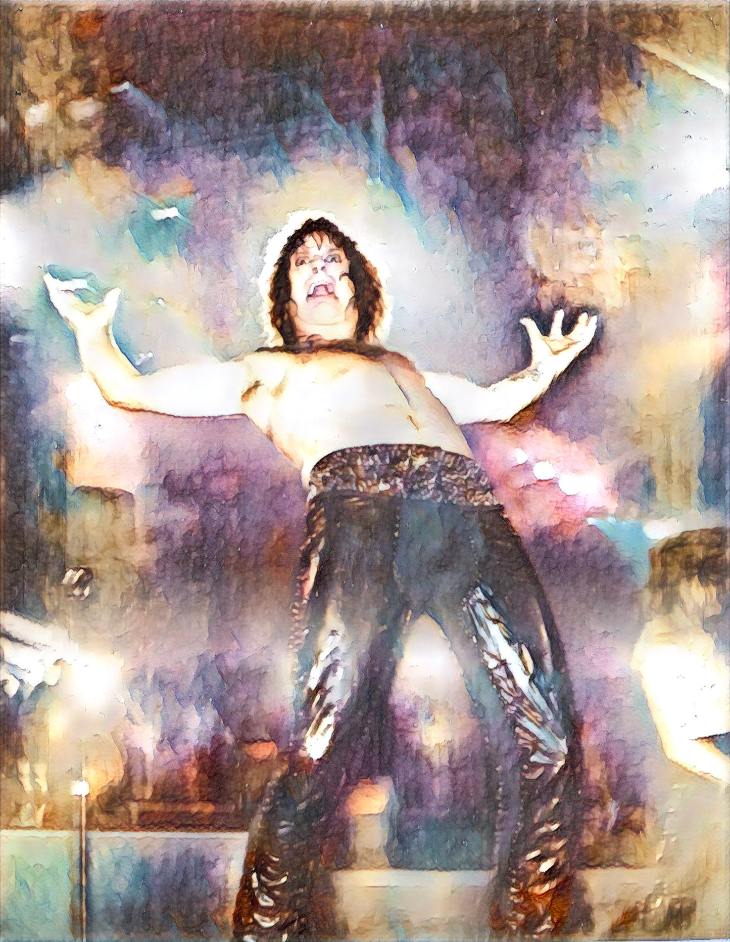 Ozzy Osbourne - Black Sabbath- Canvas Print Artwork