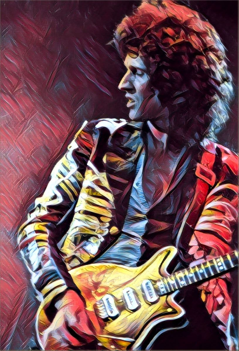 Brian May - Queen - Canvas Print Artwork