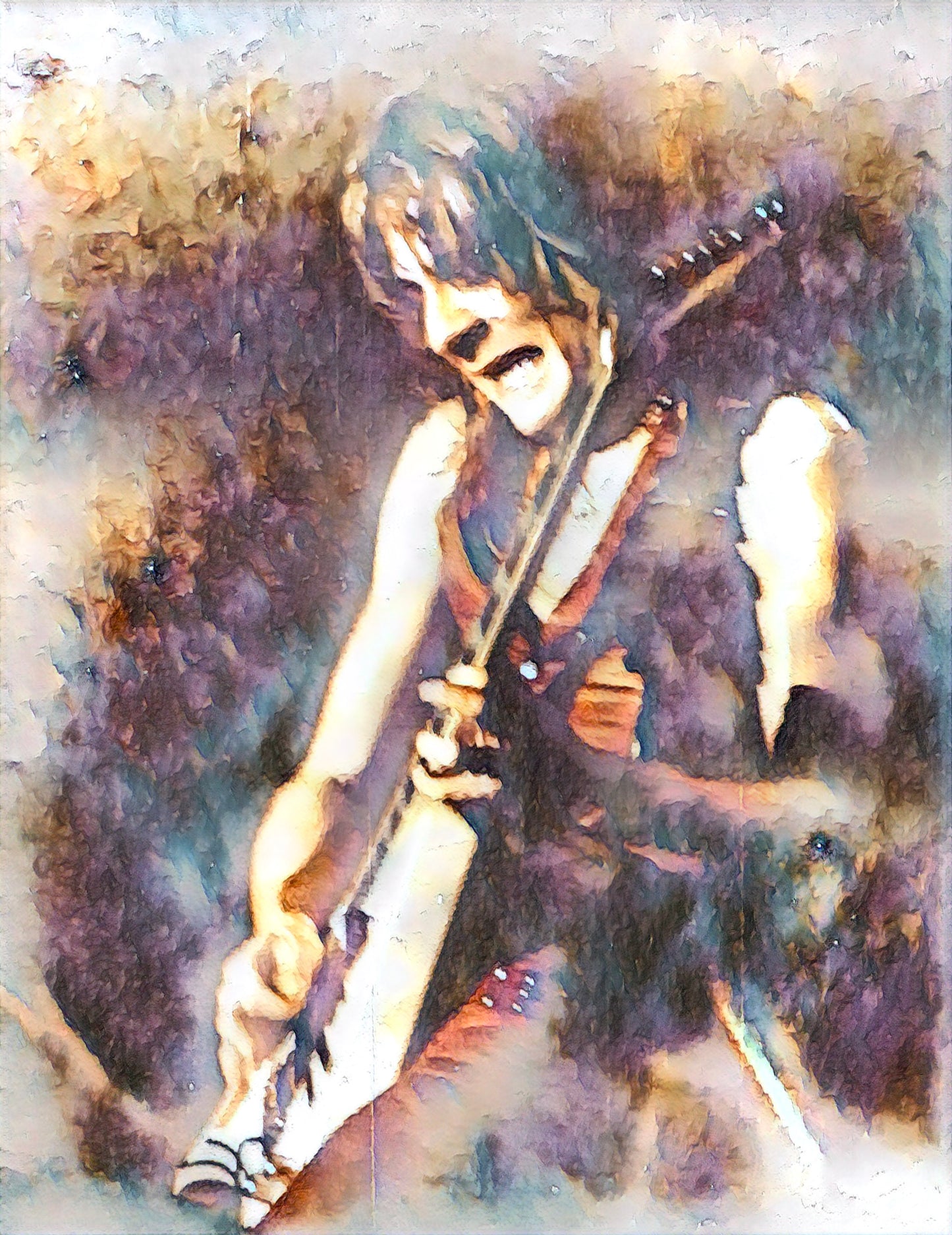 Randy Rhoads - Blizzard of Ozz - Canvas Print Artwork