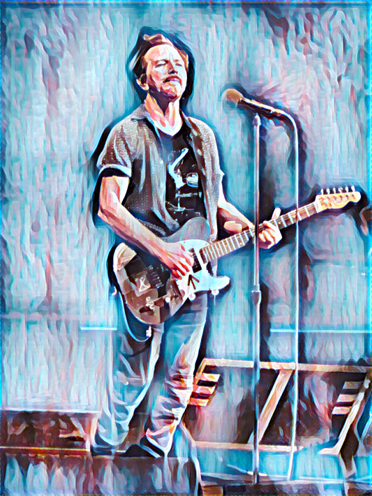 Eddie Vedder - Pearl Jam - Canvas Print Artwork