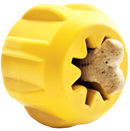 Durable Rubber Chew Toy and Treat Holder for Dogs-1