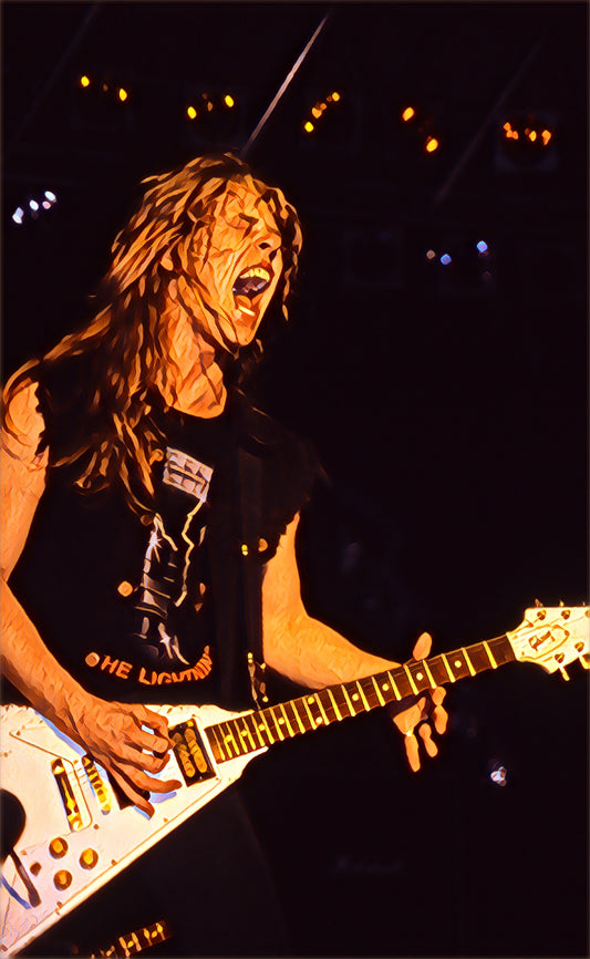 James Hetfield - Metallica - Canvas Print Artwork