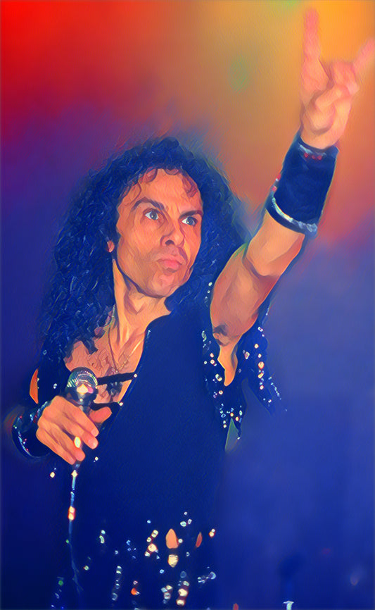 Ronnie James Dio - Black Sabbath - Canvas Print Artwork