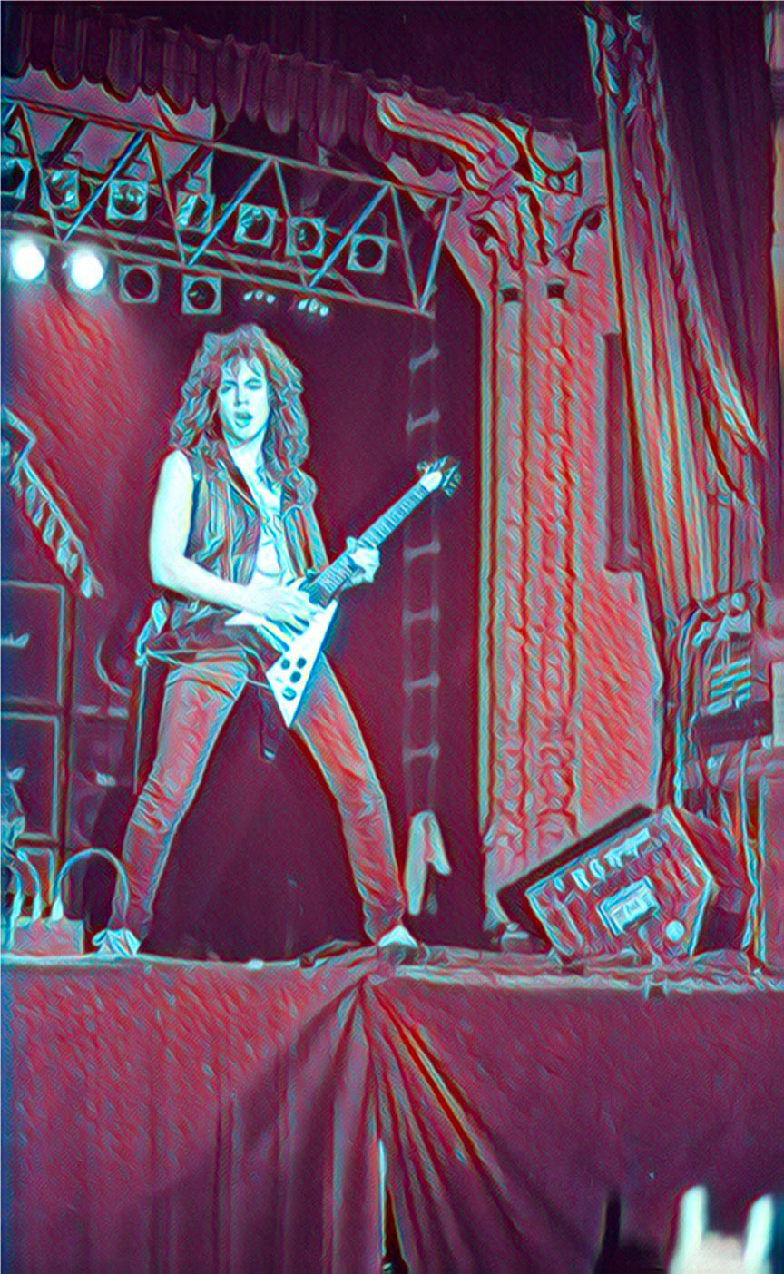 Kirk Hammett - Metallica - Canvas Print Artwork