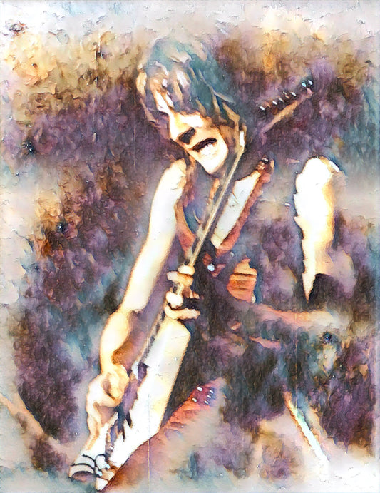 Randy Rhoads - Blizzard of Ozz - Canvas Print Artwork