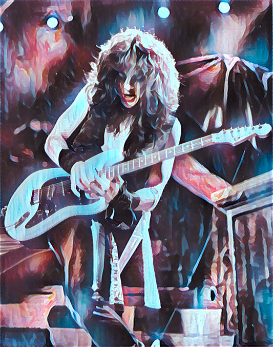 Jake E Lee - Ozzy Osbourne Band - Canvas Print Artwork